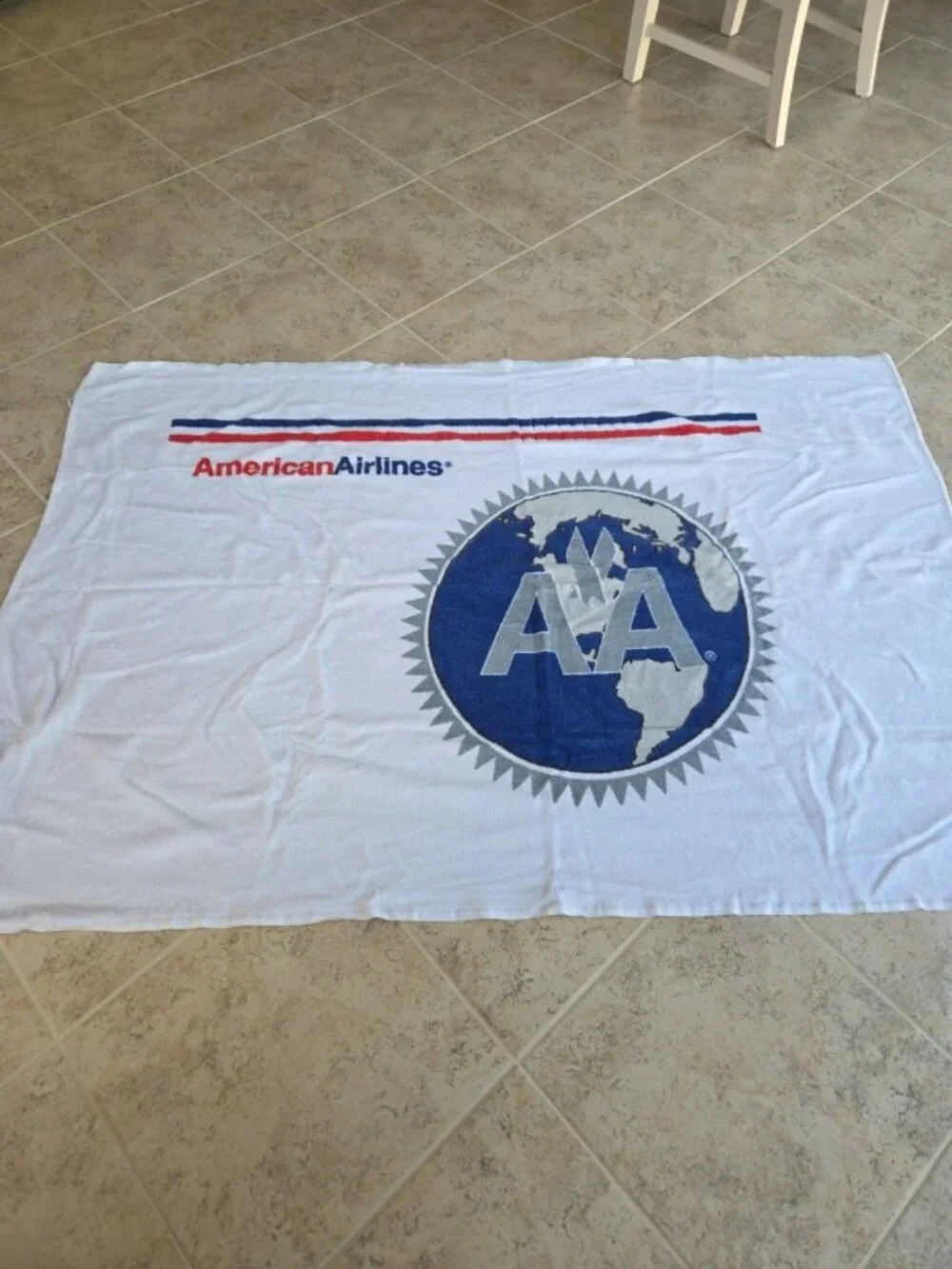 Vintage American Airlines Beach Towel